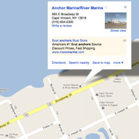 Google map to MetalCraft Marine